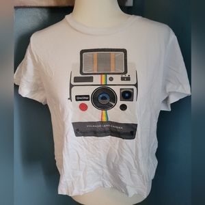 Polaroid size 2XL‎ crop T-shirt